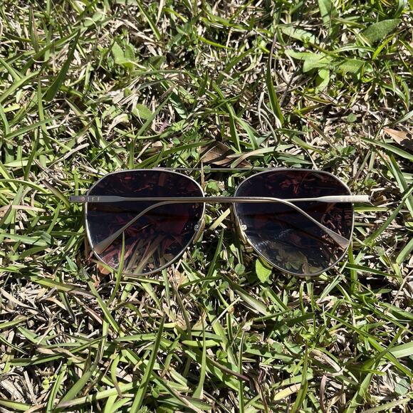 DIFF Eyeware Gold Tone Aviator Sunglasses DASH BG-CG16 PRC Metal Frames - Picture 2 of 7